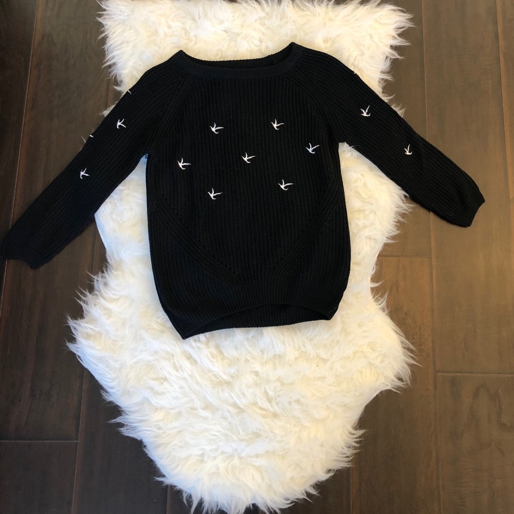 Sweater with Bird Detail. NWOT